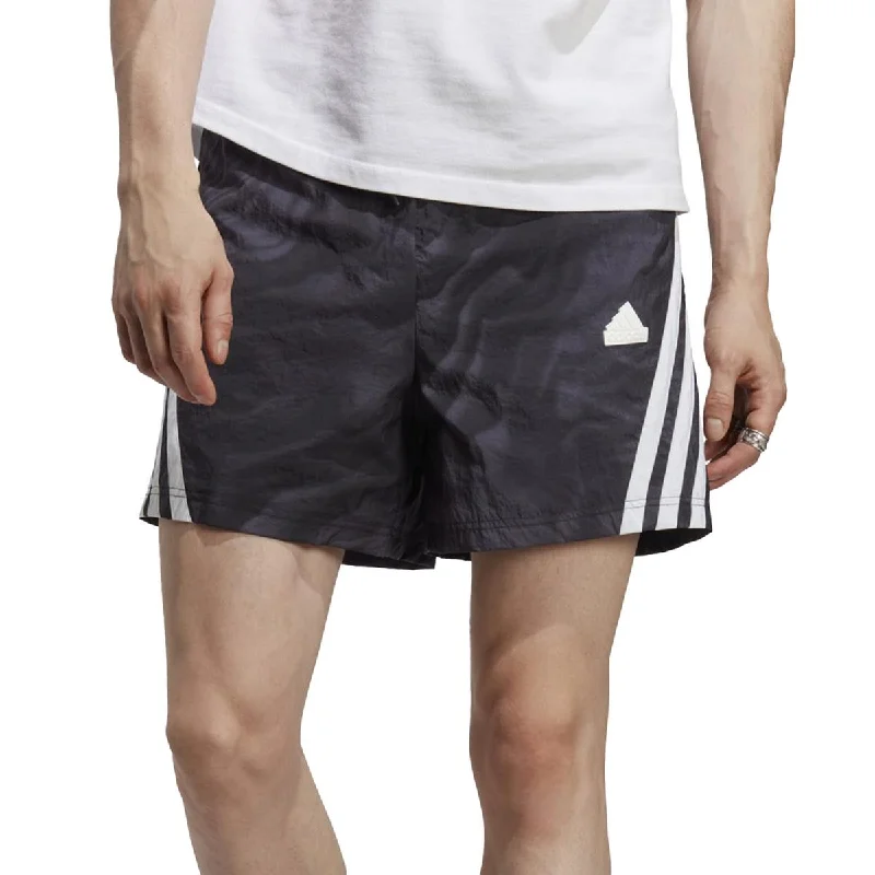 Mens Striped Polyester Shorts