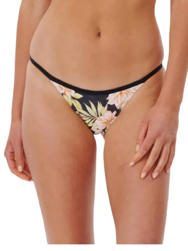 Sol Seeker Skimpy Bikini Bottom In Black