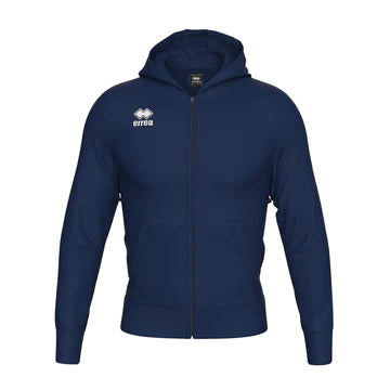 Errea Wire Full-Zip Hooded Top (Navy)