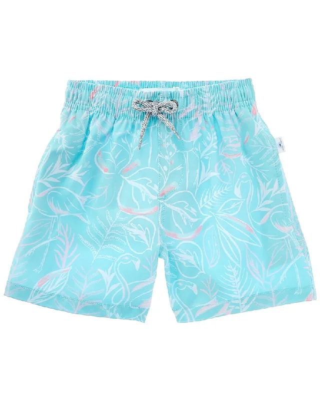 Vintage Summer 4-Way Stretch Volley Swim Short