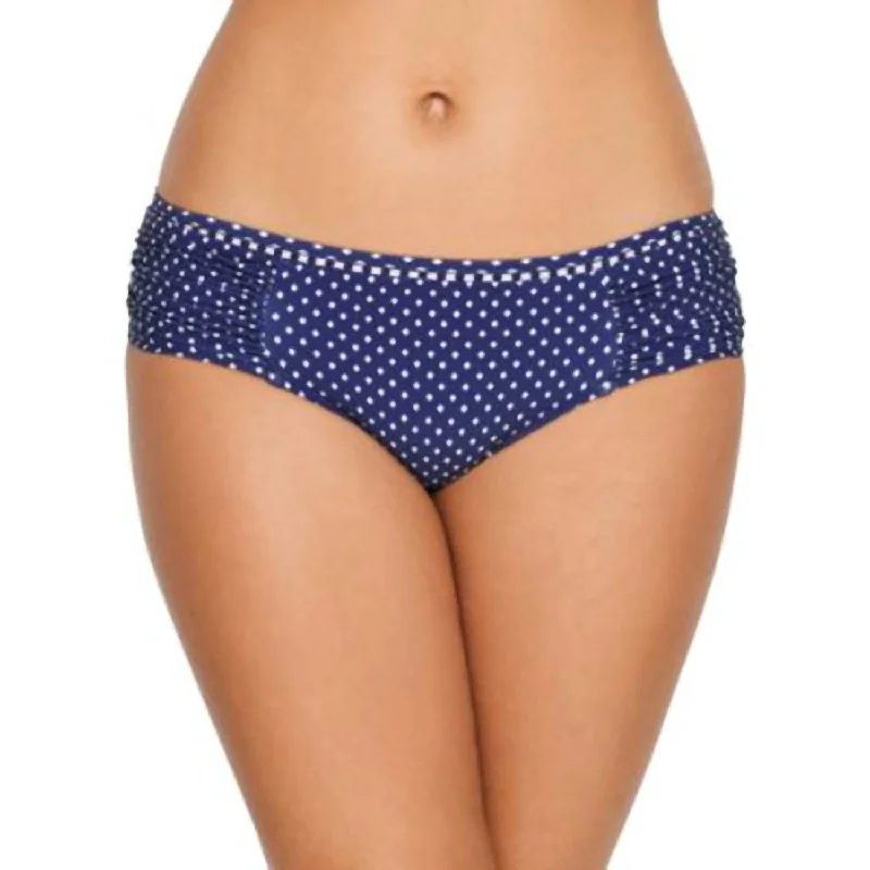 Beach Belle Wide Side Bikini Bottom In Blue Opal