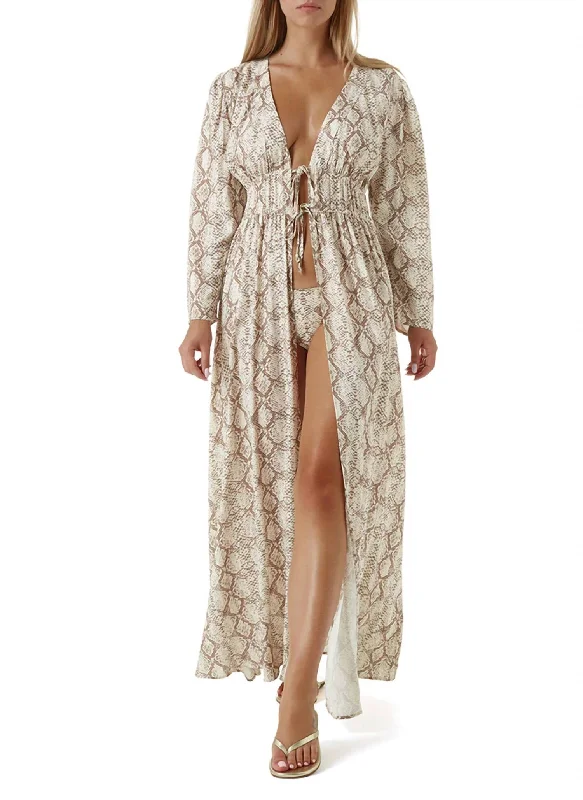 Farrah Snake Kaftan