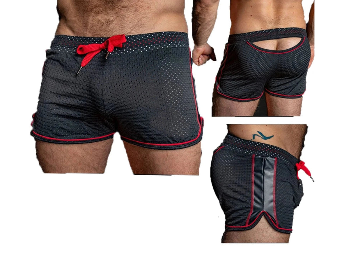 Gay Gym Shorts | Open Butt Gym Shorts