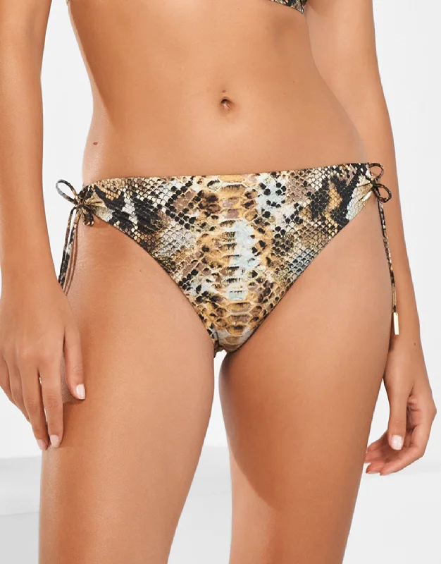 Serpent Loop Side Bikini Pant - Python