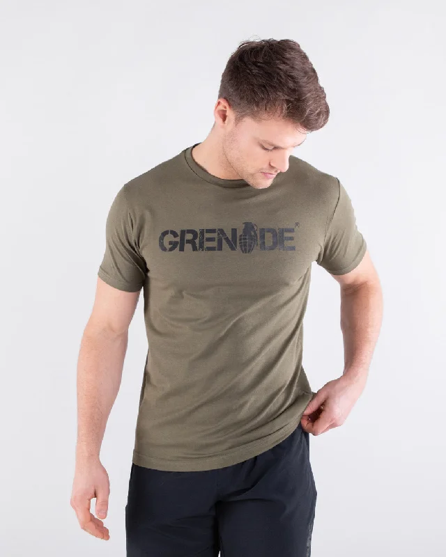 Men's Core Logo T-Shirt - Army Green