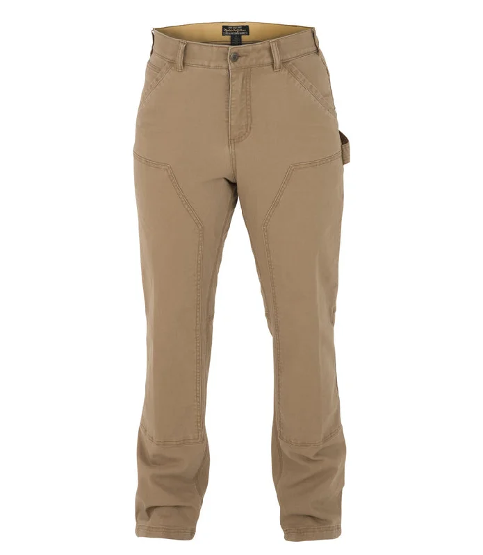 Women's Flex Canvas Double Front Utility Pant - Coyote