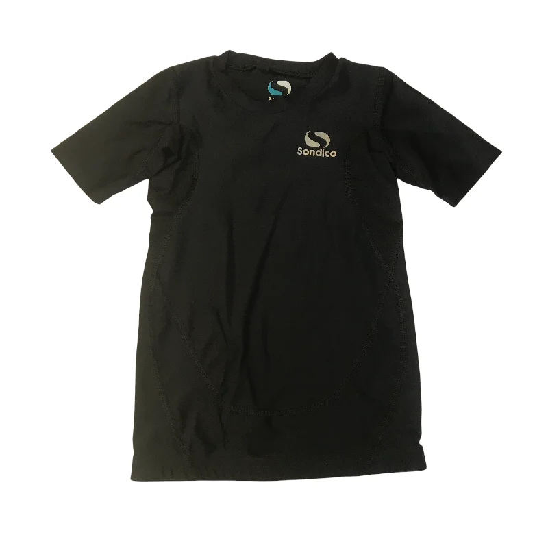 Sondico Black Base Layer Short Sleeve Top Age 5