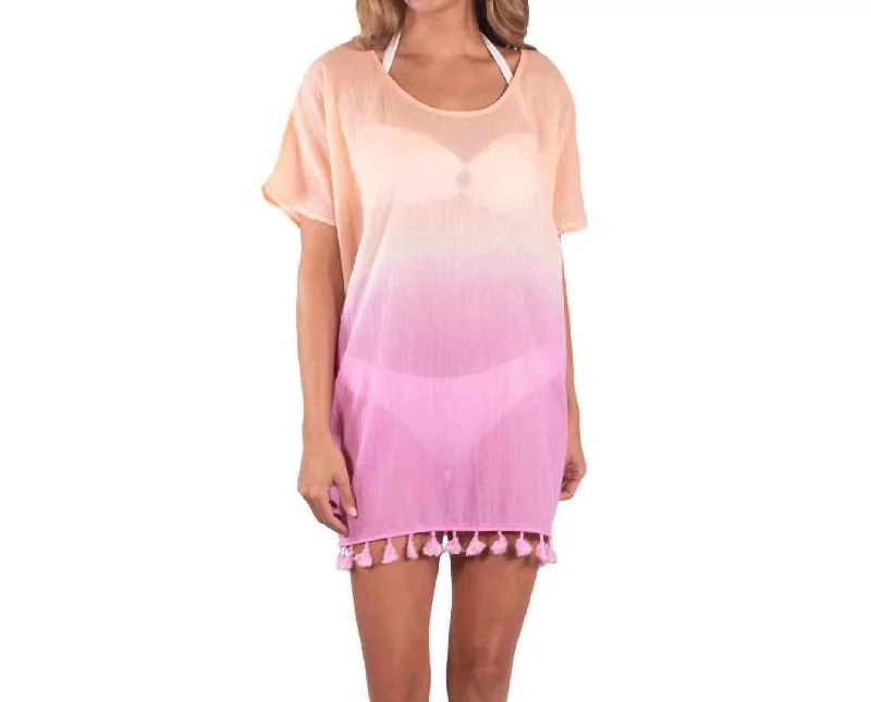 Cover Up In Ombre Fringe