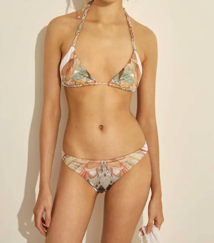 Triangle Print Bikini In Uquia Print