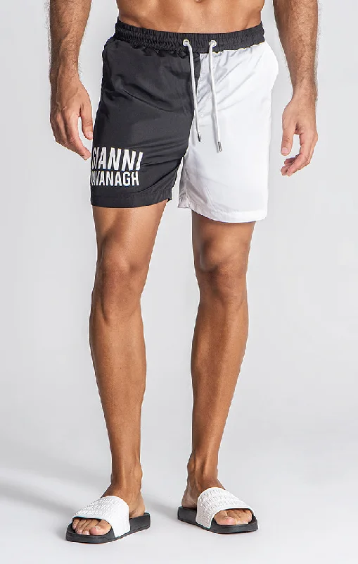 Black Divide Swimshorts