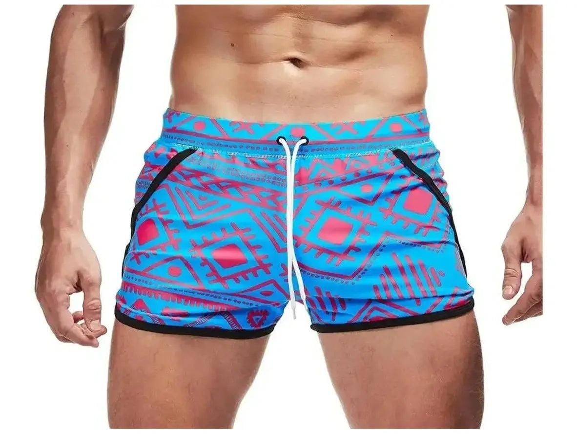 Gay Swim Shorts | AIMPACT 3" Square Cut Side Split Shorts