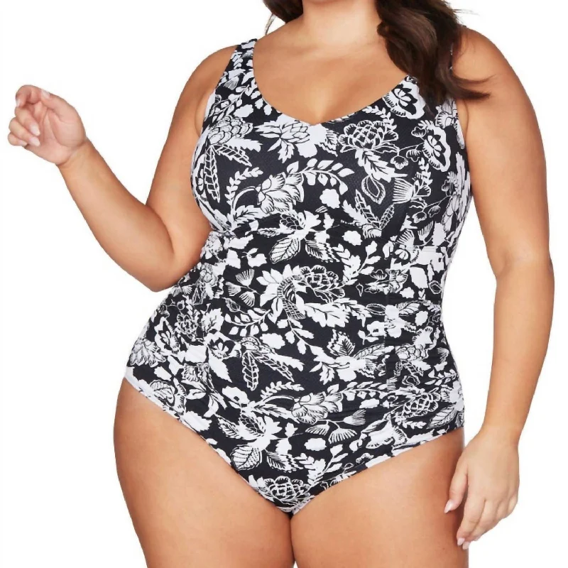 Cantata Forte Hayes Underwire One Piece In Black