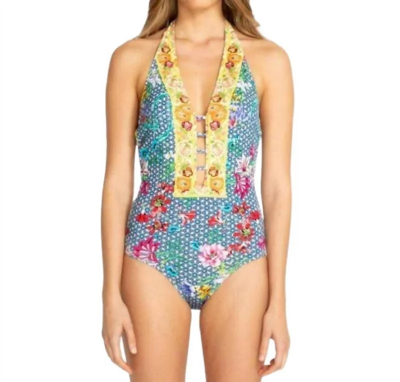 Dolce Print Seaton Swim Onepiece In Multi