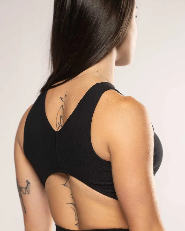 Apex Long Line Sports Bra- Black