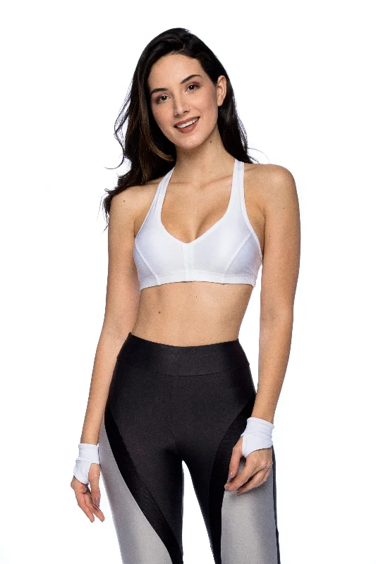 Bo Ju Sport Bra - White