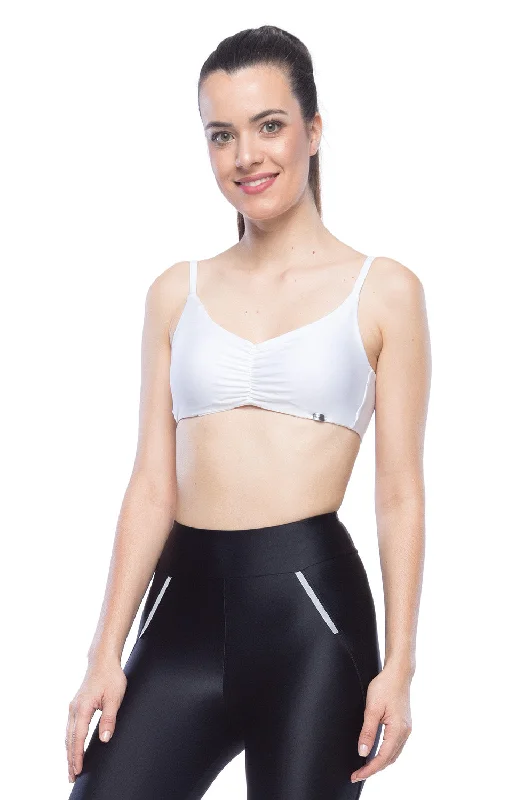 Lara Sports Bra - White