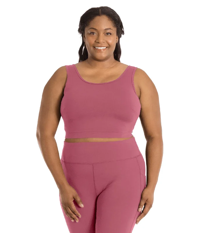 JunoStretch Full Fit Scoop Neck Bra Top Warm Mauve