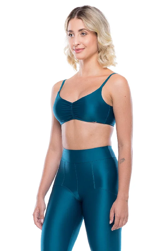 Lara Sports Bra - Dark Green