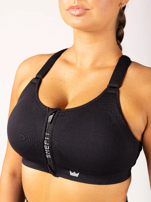 Low Impact Sports Bra - Black