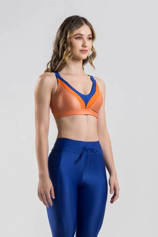 Retrofit Sport Bra - Cobalt Blue