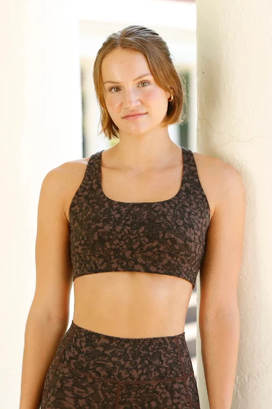 Shannon Run Bra (SoftSupport™ leopard print)