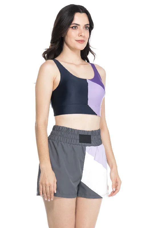 Slice Sport Bra - Graphite