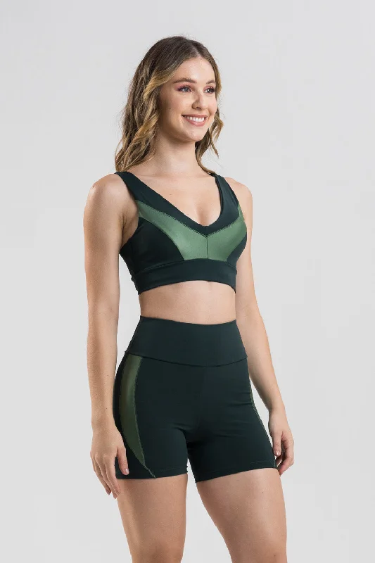 Style Sport Bra - Military Green