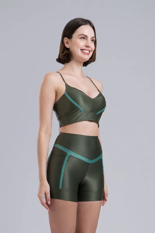 Vies Sport Bra - Military Green