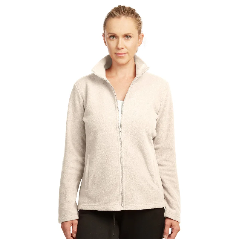 SOFRA LADIES POLAR FLEECE JACKET (LPF200_OAT)