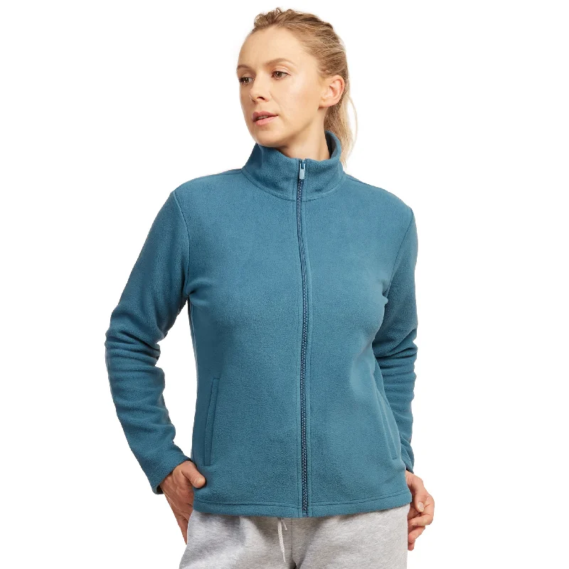 SOFRA LADIES POLAR FLEECE JACKET (LPF200_ST.BLUE)