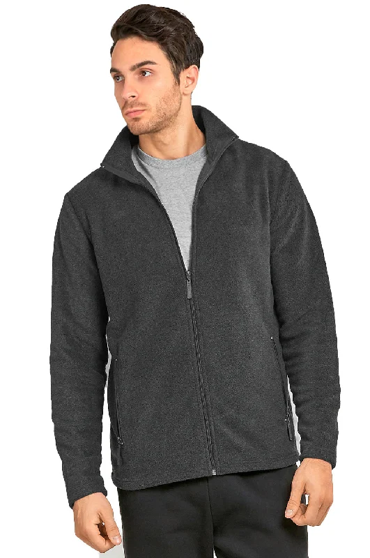 KNOCKER MEN'S POLAR FLEECE JACKET (PF2000_CH/GR)