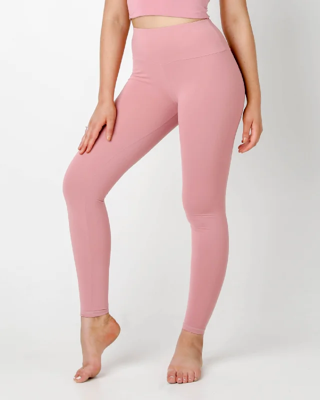 Pink Plush High Waisted Leggings